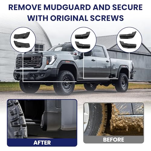 Mud Flap Delete Fit for GMC Sierra 1500 2019