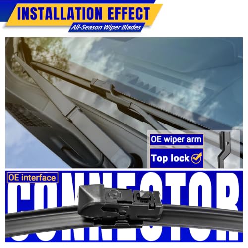 3 Wipers Fits Subaru Ascent 2019