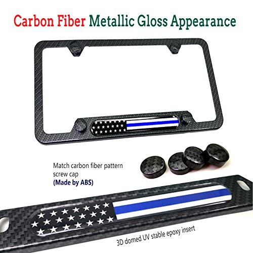 Police Thin Blue Line License Plate Frame