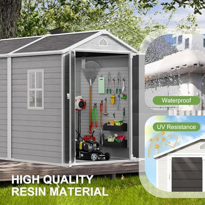 6x4 Resin Outdoor Storage Shed