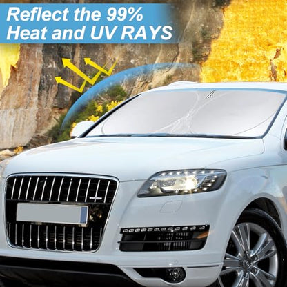 Custom fit Audi Q7 Windshield Sunshade for 2016