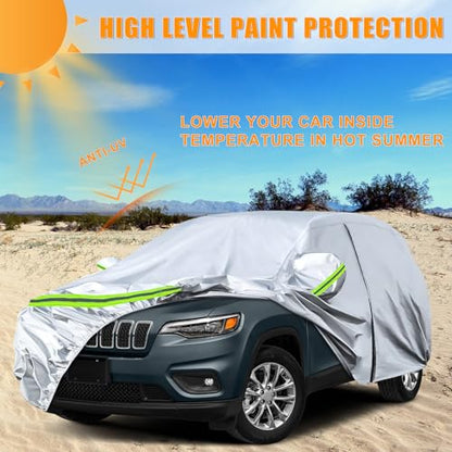 6 Layers Silver Waterproof Car Covers Replace for 2014
