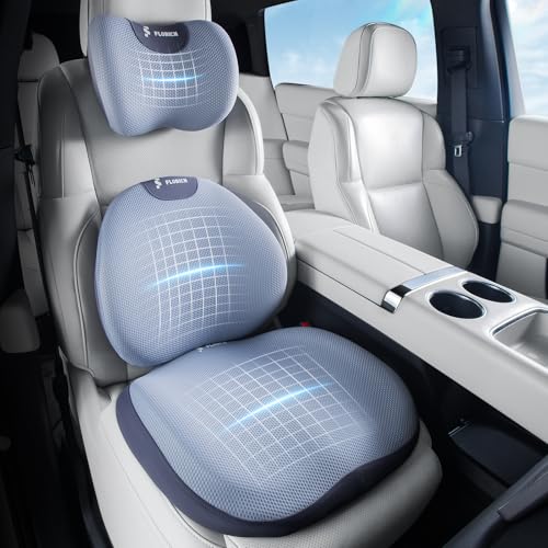 Seat Cushion and Lumbar Support Pillow for Office Chair Car