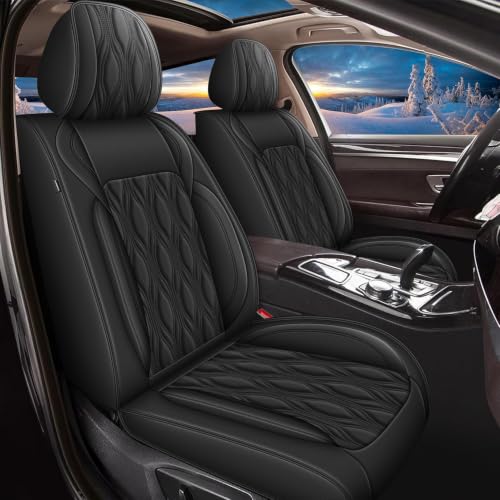 Front Waterproof Leather Seat Covers for Subaru Forester 2007