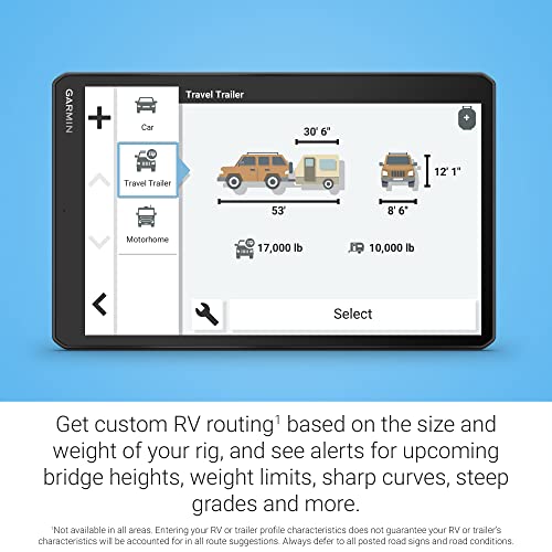 RV 1095 10” GPS RV Navigator