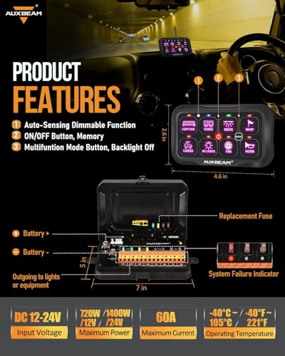 8 Gang Switch Panel Bluetooth RGB AC