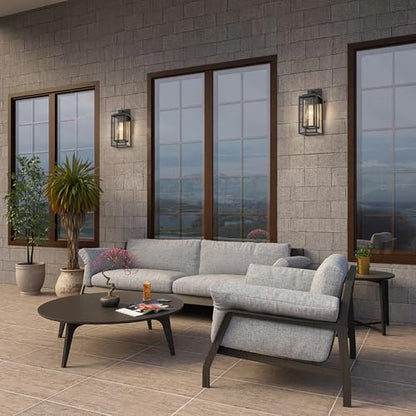 14" Outdoor Wall Light Fixtures Waterproofed Exterior Lantern W (2 Count)
