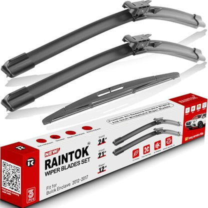 3 Pack Windshield Wiper Blades Replacement for Buick Enclave 2012