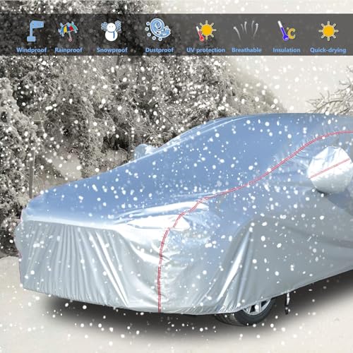Car Cover Waterproof All Weather Fit For Tesla Model 3 Toyota Corolla 2000