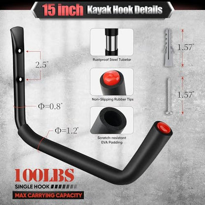 12 Pack Heavy Duty Garage Hooks
