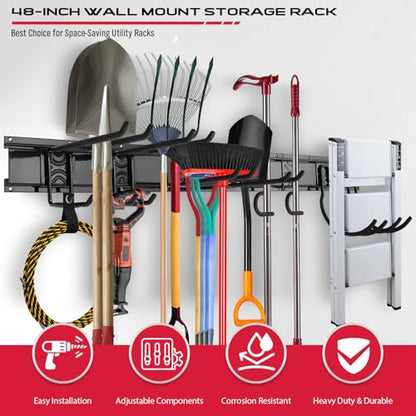 48" Heavy Duty Garage Wall Organizer (62 Count)