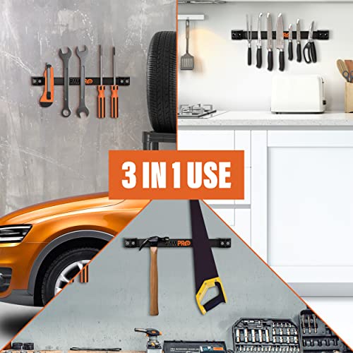 12" Magnetic Tool Holder Strip (4 Count)