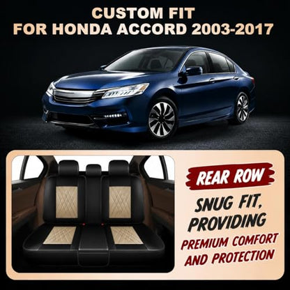 2 Front Car Seat Covers for Honda Accord 2003 (2 Count)