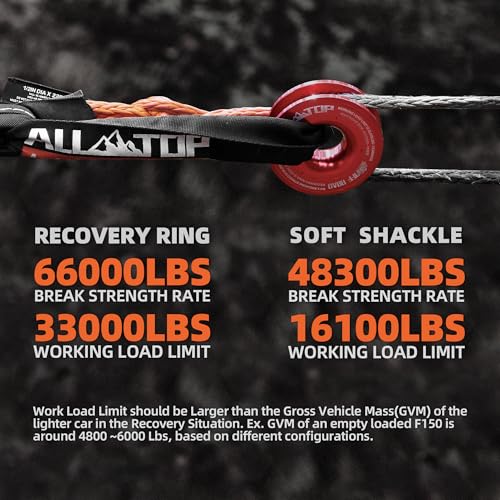 Synthetic Soft Shackle & Recovery Ring Kit