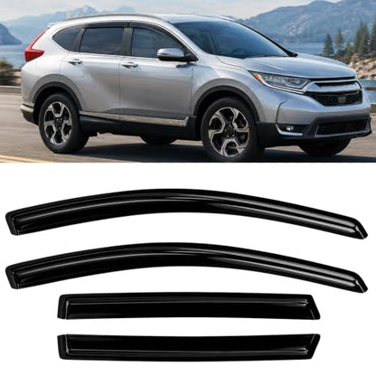 4PC Window Rain Guards fit 2017 (4 Count)