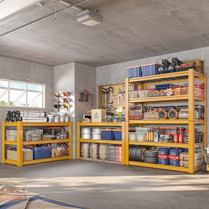 Orange Garage Shelving Adjustable 3010LBS Heavy Duty Storage Shelves