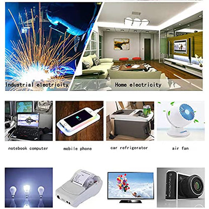 Car 2000W Inverter 12V to 110V AC 900W Continuous USB QC3.0 Off Grid RV