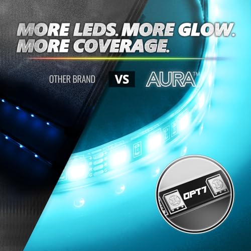 Aura Pro Multicolor Interior Car Lights with App & Remote (4 Count)