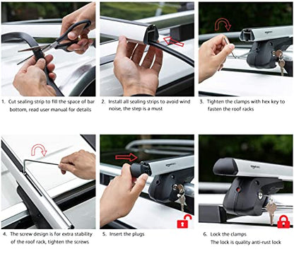 Cross Rail Roof Rack (2 Count)