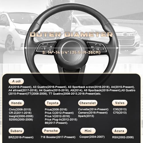 Car Steering Wheel Cover 14"