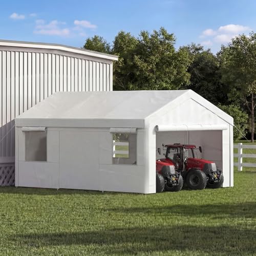 Carport 12x20 Heavy Duty Carport Canopy Portable Garage