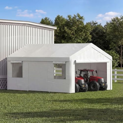 Carport 12x20 Heavy Duty Carport Canopy Portable Garage