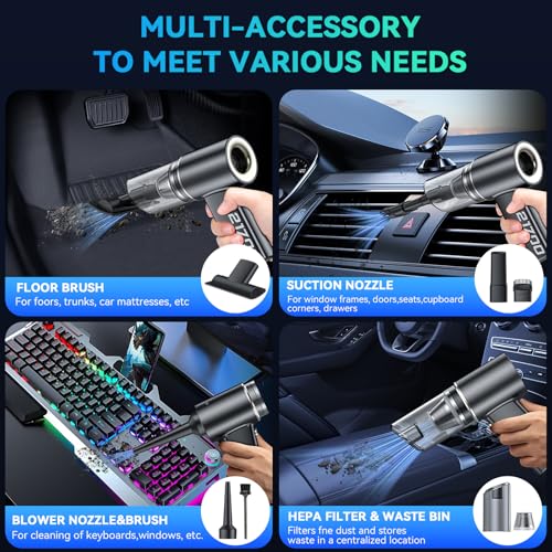 Car Vacuum Cordless Portable with Brushless Motor