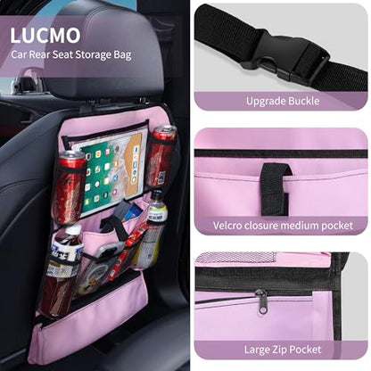 Car Backseat Organizer with Touch Screen Tablet Holder (22.9281 Ounce)