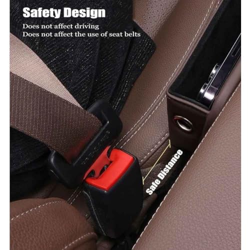 2 Pcs Car Seat Gap Filler Organizer for Tesla Model S ab 2012