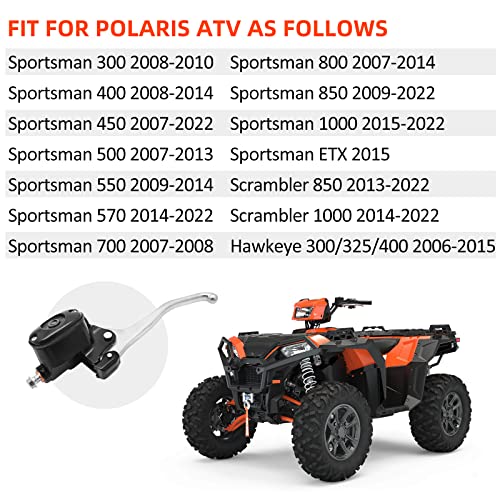 Front Brake Master Cylinder for Polaris Sportsman 300 400 450 500 550 570 700 800 850 1000 Scrambler 850 1000 Hawkeye ETX
