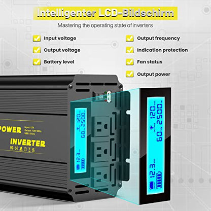 2500 Watt Modified Sine Wave Power Inverter