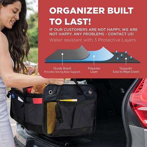 Car Trunk Organizer for SUV & Truck Cargo Storage (16 Ounce)