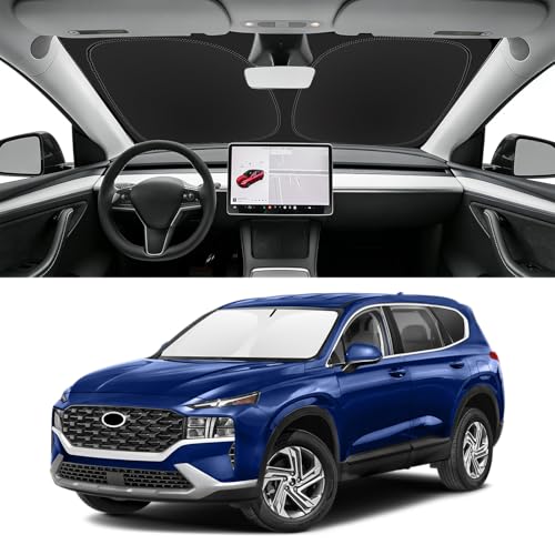 Custom Fit Windshield Sun Shade for Hyundai Santa Fe 2019