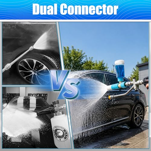 Mini Foam Cannon with Dual Connector