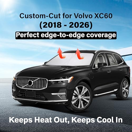 Windshield Sunshade Compatible for Volvo XC60 2018