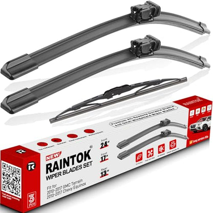 3 Pack Windshield Wiper Blades Replacement for GMC Terrain 2010