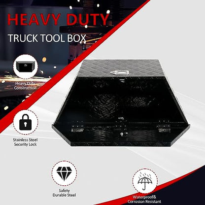 34 Inch Aluminum Trailer Tongue Tool Box 5 Bar Tread Wide Utility