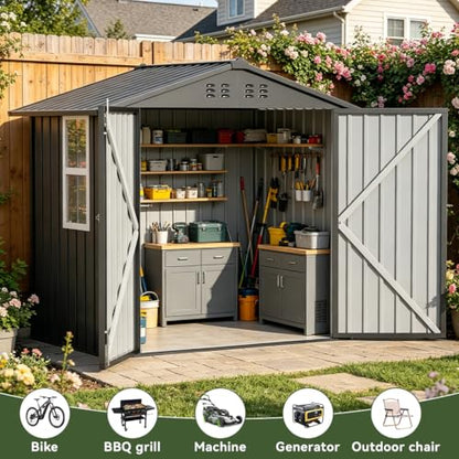 Outdoor Storage Shed with Window