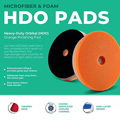 5.5" HDO Orange Foam Polishing Pad