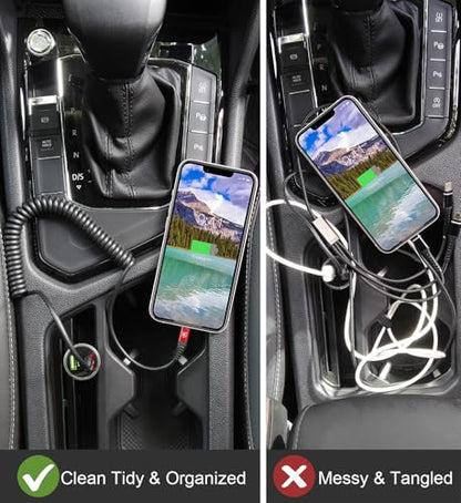 Coiled Lightning Cable 3ft (2 Count)
