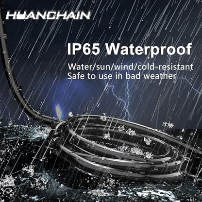 Indoor Outdoor Black Extension Cord 6 FT Waterproof 16
