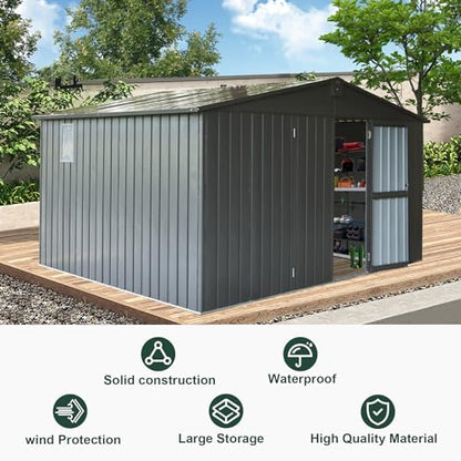 Domi Outdoor Storage Shed 11' x 9'