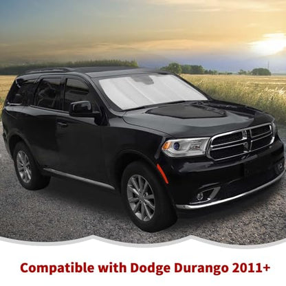 Windshield Sunshade Sun Shade Heat Shield Window Sun Visor Mat for Dodge Durango 2011