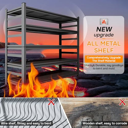 45" W Metal Garage Shelving