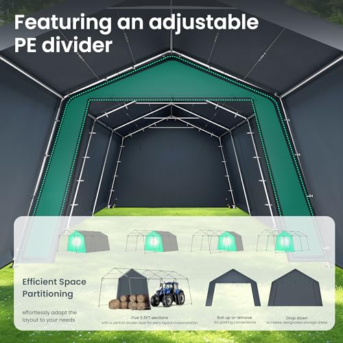 13x22ft Portable Carports