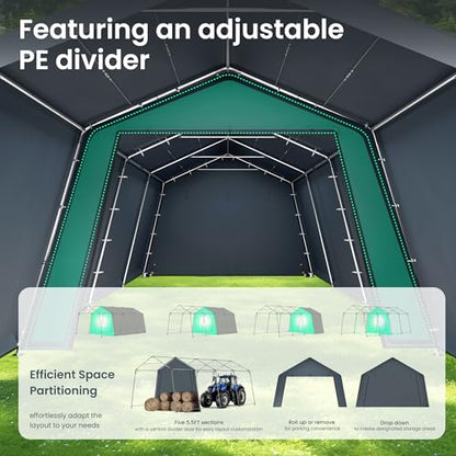 13x22ft Portable Carports