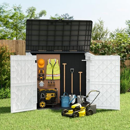 Outdoor Storage Cabinet 36 Cu Ft with Lockable Doors