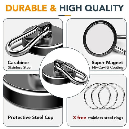 Magnetic Hooks Heavy Duty 200LBS+ Powerful Magnet Hook Cruise