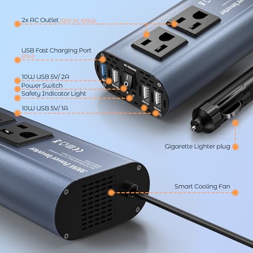 300W Car Power Inverter