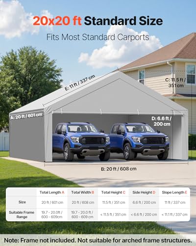 Carport Replacement Canopy Cover